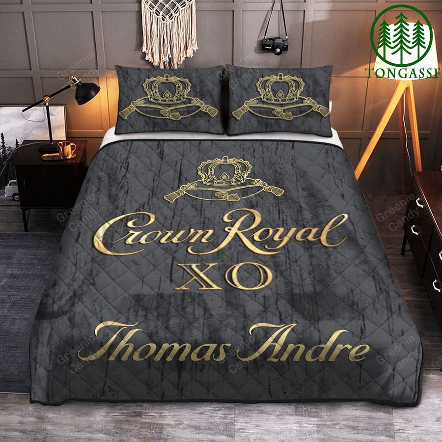 Crown Royal Custom Name Bedding Set