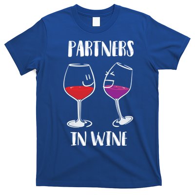 Partners In Wine Cool Wine Ers Gift T-Shirt