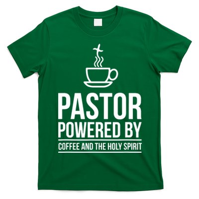 Pastor Powered By Coffe And The Holy Spirit T-Shirt