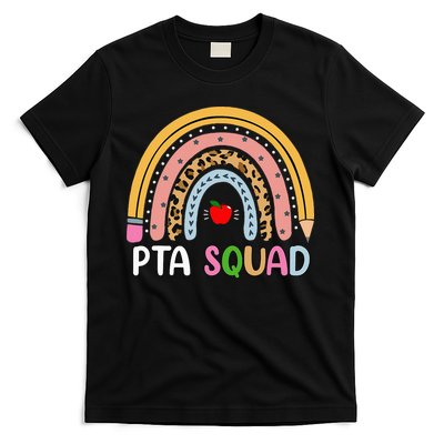 PTA Squad Leopard Rainbow Physical Therapist Assistant PTA T-Shirt