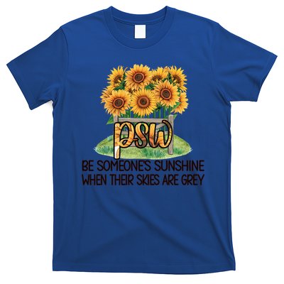 Psw Sunflower Proud Personal Support Worker Gift T-Shirt