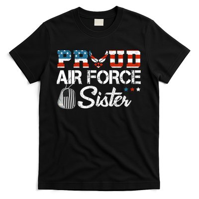Proud US Air Force Sister Military Veteran T-Shirt