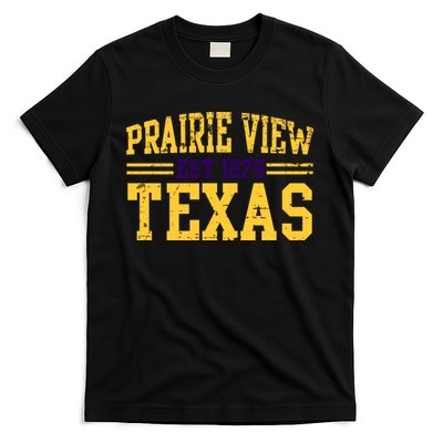 Prairie View Texas, Prairie Gift, Distressed Text T-Shirt