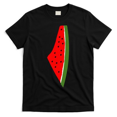 Palestine Watermelon Map T-Shirt