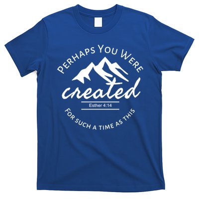 Perhaps You Were Created For Such A Time As This Esther 4 14 Great Gift T-Shirt