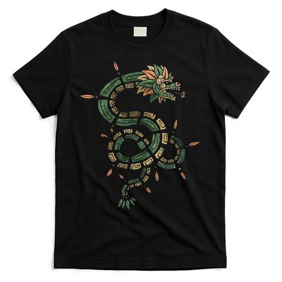 Quetzalcoatl Aztec Feathered Serpent Mayan Inca Toltec T-Shirt