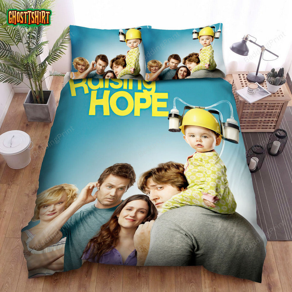 Raising Hope (2010–2014) Movie Poster Ver 6 Bed Sheets Duvet Cover Bedding Set
