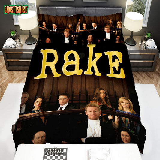 Rake (2010–2018) Movie Australian Tv Show Bed Sheets Duvet Cover Bedding Set