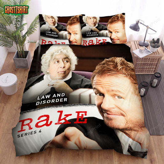 Rake (2010–2018) Movie Law And Disorder Bed Sheets Duvet Cover Bedding Set