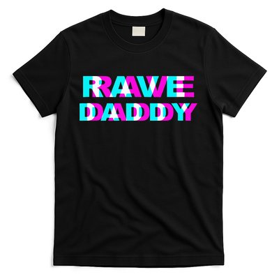 Rave Daddy EDM Music Festival Father Optical Illusion Trippy T-Shirt