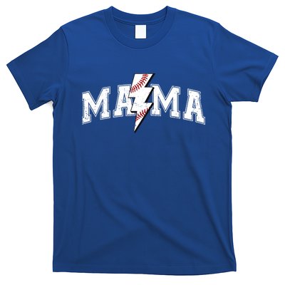 Retro Game Day Baseball Mama Mom Sport Lover T-Shirt