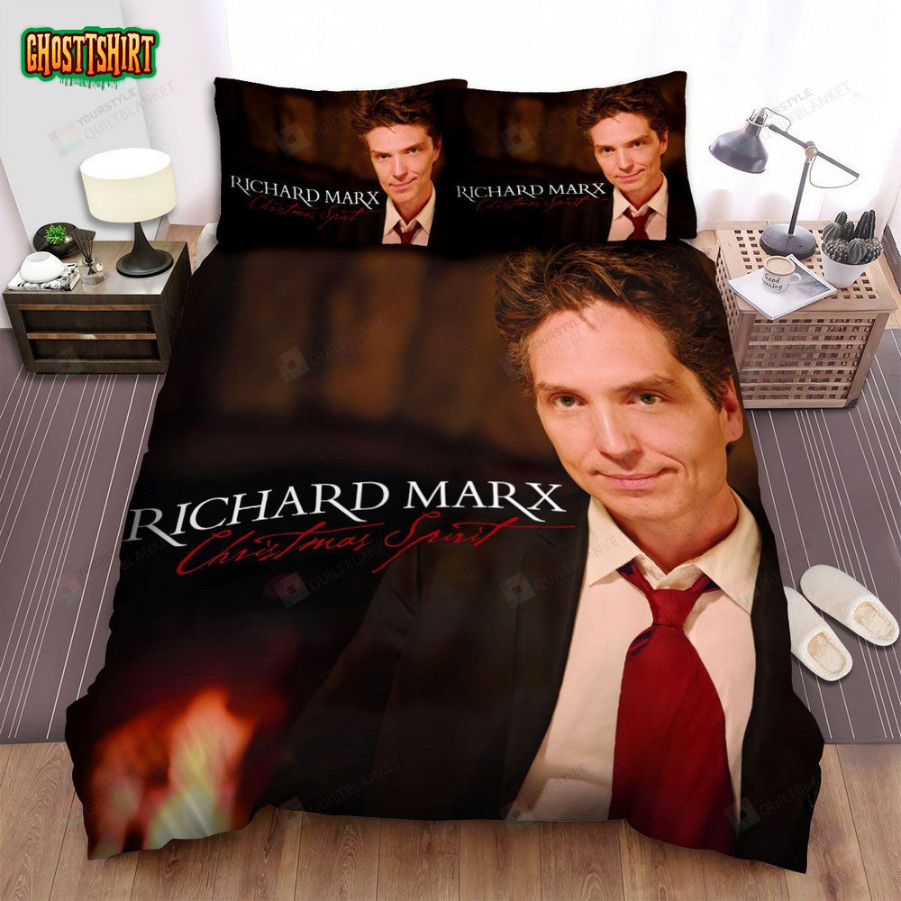 Richard Marx Christmas Spirit Album Music Bed Sheets Spread Comforter Duvet Cover Bedding Set