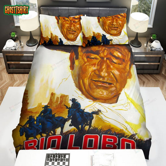 Rio Lobo Poster 8 Bed Sheets Spread Comforter Duvet Cover Bedding Set