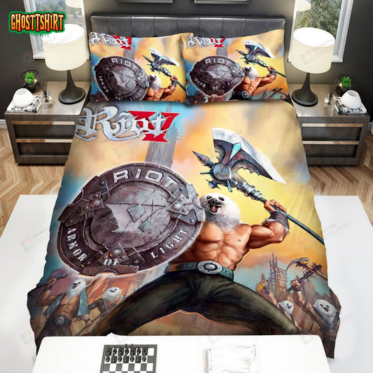 Riot Armor Of Light Album Cover Bed Sheets Spread Comforter Duvet Cover Bedding Set