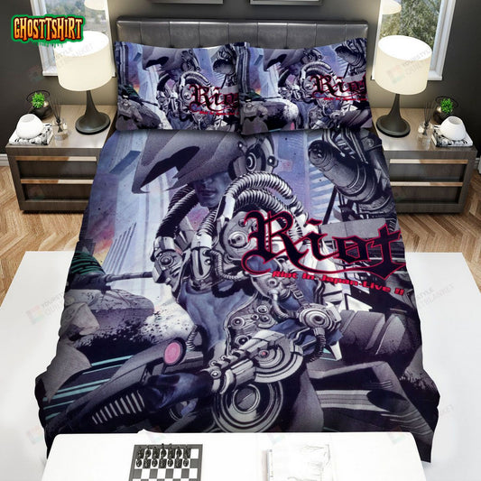Riot In Japan Live Album Cover Bed Sheets Spread Comforter Duvet Cover Bedding Set