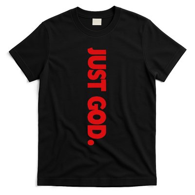 retro Just God Bible Verse Religious T-Shirt