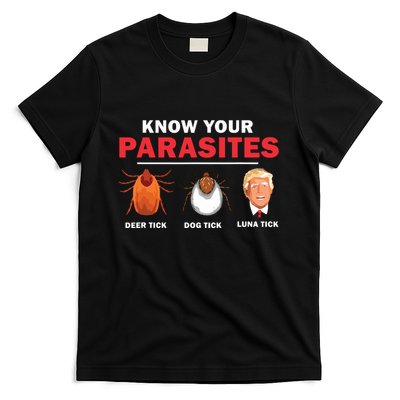 Retro Know Your Parasites Luna Tick Anti Trump 45 Gift T-Shirt