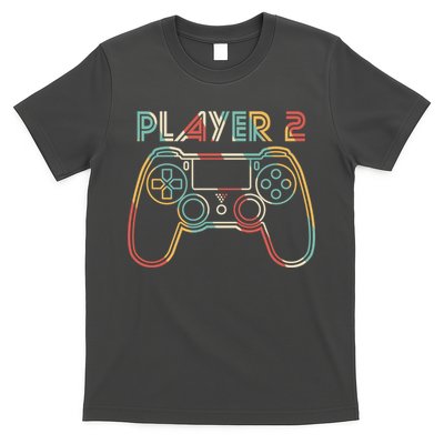 Retro Matching Player 2 Video Gamer T-Shirt