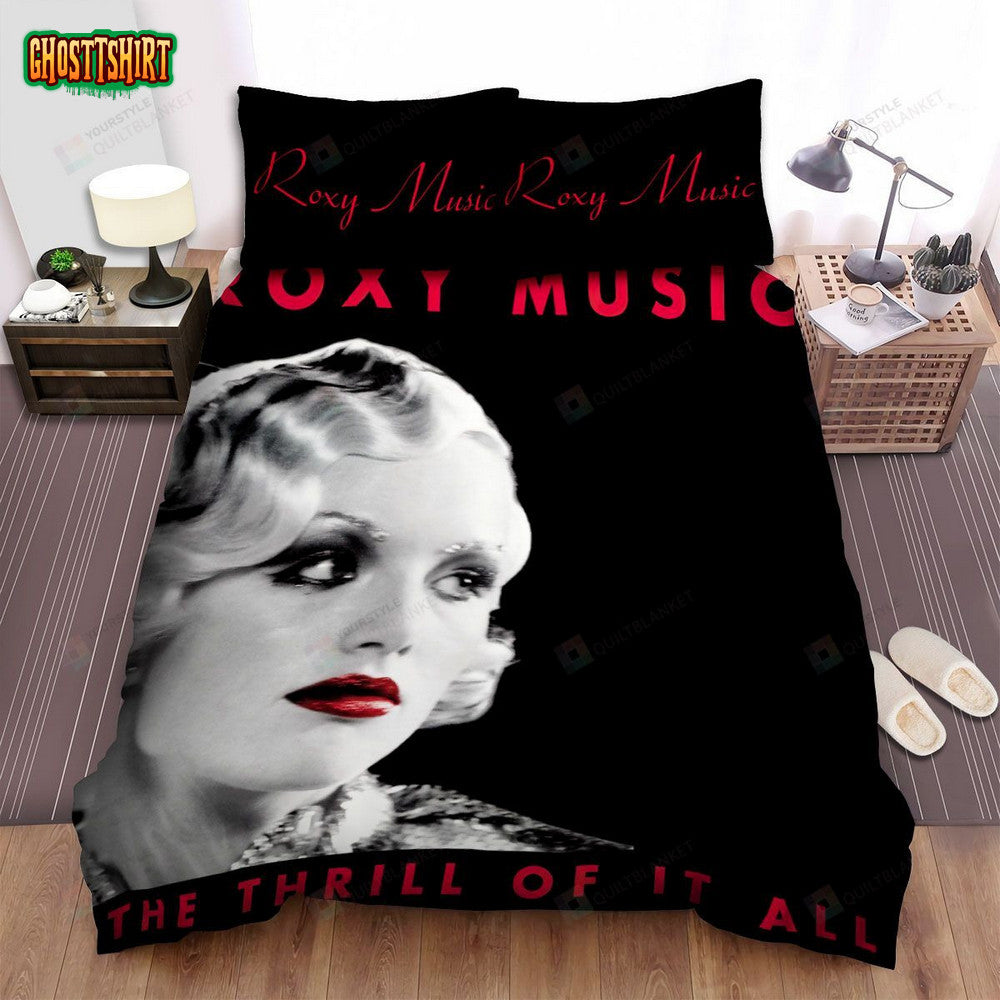 Roxy Music The Thrill Of It All Album Music Bed Sheets Spread Comforter Duvet Cover Bedding Set