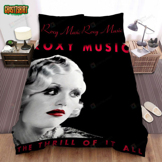 Roxy Music The Thrill Of It All Album Music Bed Sheets Spread Comforter Duvet Cover Bedding Set