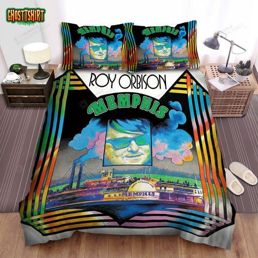 Roy Orbison Poster Bed Sheets Spread Comforter Duvet Cover Bedding Set