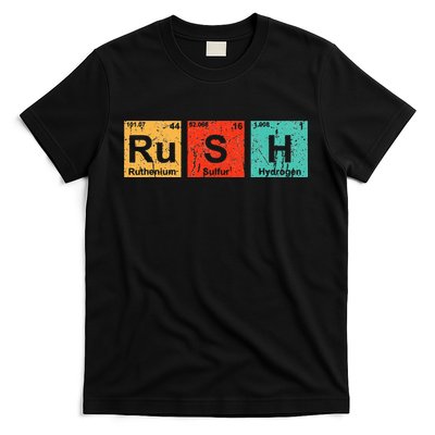 Rush (Ru S H) Periodic Table Elements Funny T-Shirt