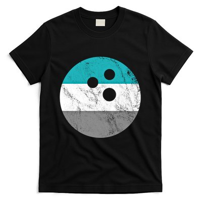 Retro Vintage Distressed Bowling Ball Or Gift T-Shirt