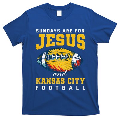Sundays Are For Jesus And Kansas City Football Missouri T-Shirt