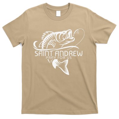 St Andrew Fishing Patron Saint Of Fisherman Catholic Saint T-Shirt