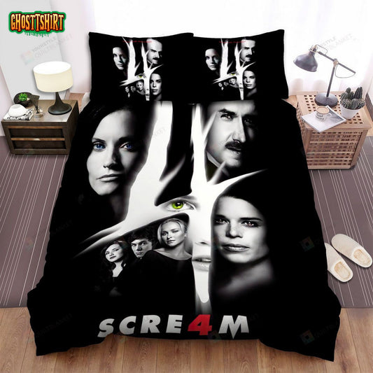 Scream 4 Movie Poster 11 Bed Sheets Spread Comforter Duvet Cover Bedding Set