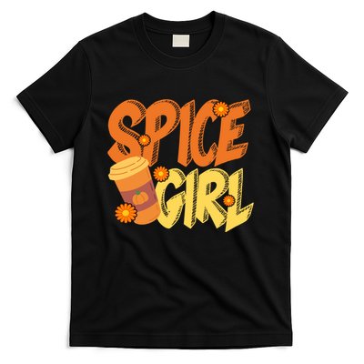 Spice Girl Pumpkin Coffee Lover Fall T-Shirt