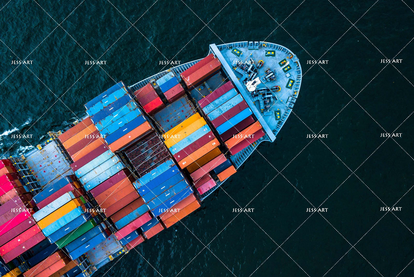 3D Cargo Ship Quilt Cover Set Bedding Set Pillowcases 50