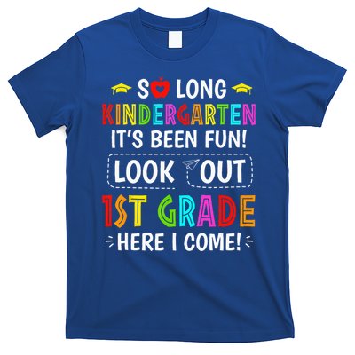 So Long Kindergarten 1st Grade Here I Come Graduation T-Shirt