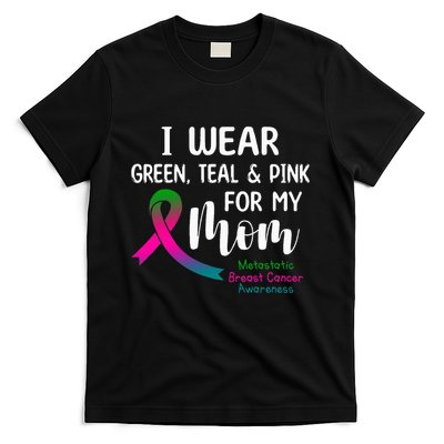 Support Metastatic Breast Cancer Awareness Pink Ribbon T-Shirt