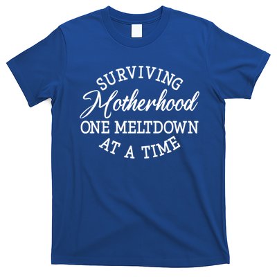 Surviving Motherhood One Meltdown At A Time Gift T-Shirt