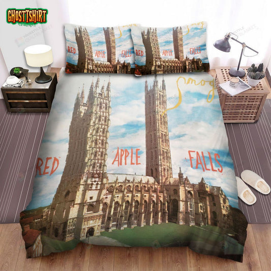 Smog Band Album Red Apple Falls Bed Sheets Spread Comforter Duvet Cover Bedding Set