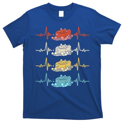 Soap Making Soap Maker Heartbeat Gift T-Shirt