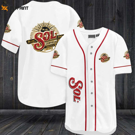 Sol Cerveza Beer Baseball Jersey - lylyprint.com