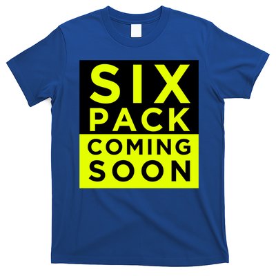 Six Pack Coming Soon Funny Abdominal Muscles Movie Preview Gift T-Shirt