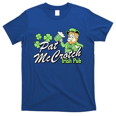 St. PattyS Day Pat Mccrotch Irish Pub Lucky Clover T-Shirt