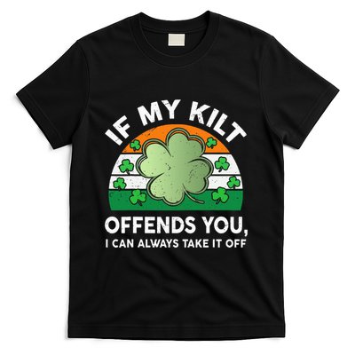 St Patricks Day Kilt Offend You T-Shirt