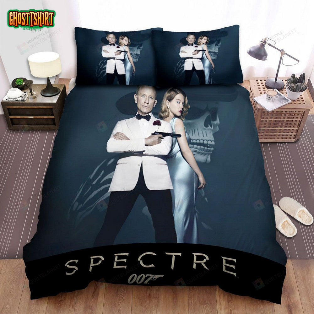 Spectre (I) Movie Poster 1 Bed Sheets Spread Comforter Duvet Cover Bedding Set