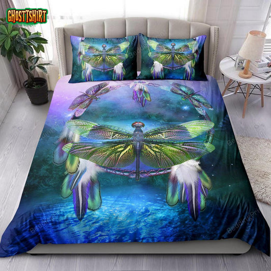 Spirit Of The Dragonfly Bed Sheets Spread Duvet Cover Bedding Set