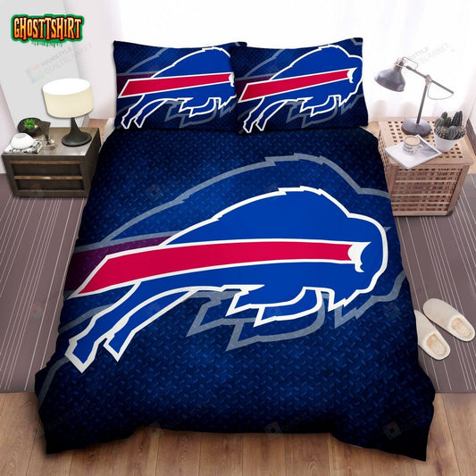 Sports New York Nfl Buffalo Bills Team Bed Sheet Duvet Cover Bedding Set
