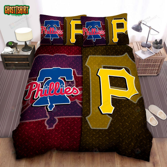 Sports Pennsylvania Mlb Teams Bed Sheet Spread Comforter Duvet Cover Bedding Set