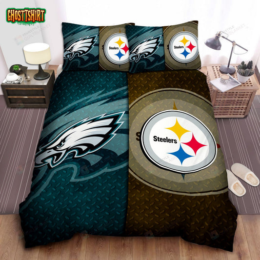 Sports Pennsylvania Nfl Teams Bed Sheet Spread Comforter Duvet Cover Bedding Set