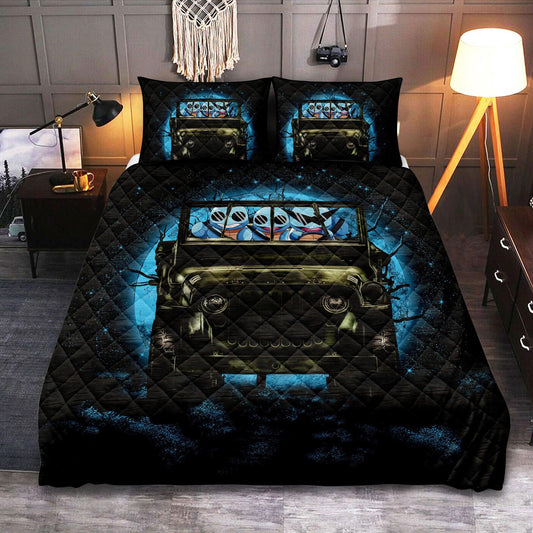 Personalized Gangster Squirtle Halloween 3-pc Quilt Bedding Set – Moonlight Design