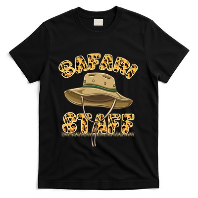 Safari Staff Zoo Keeper Themed Birthday Party T-Shirt