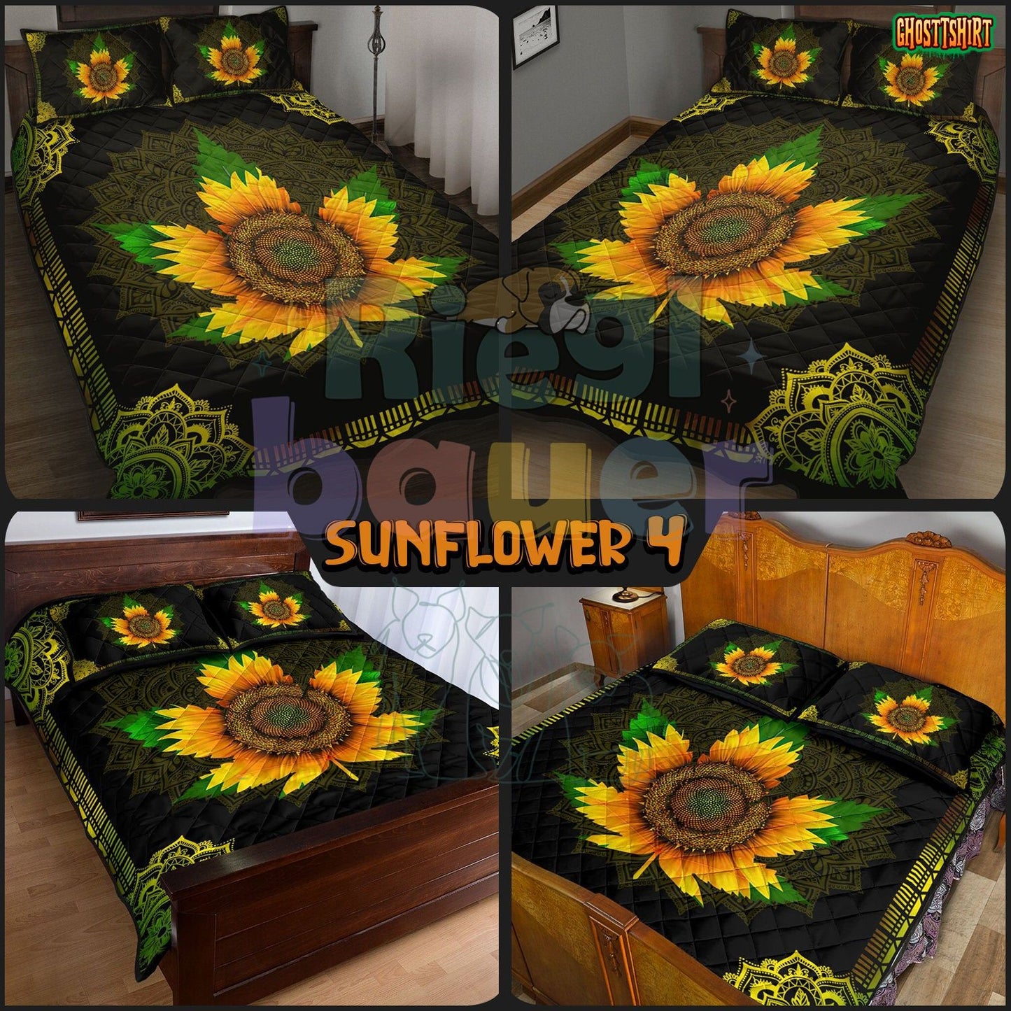 Sunflower Honey Bedding Set