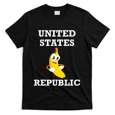 Trump 2024 Banana Biden Republic America Satire Republican T-Shirt